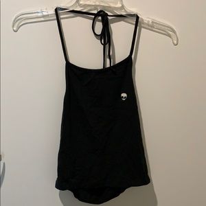 Alien black halter top